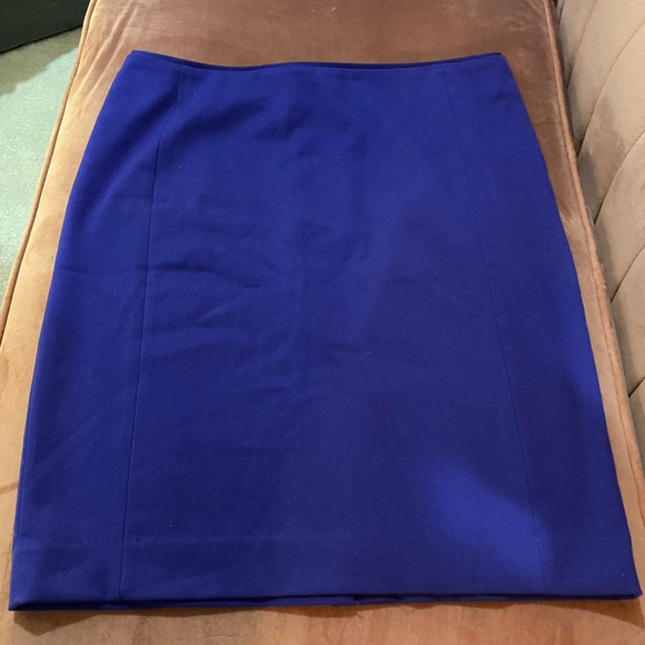 Cobalt Pencil Skirt - Picture 2 of 2